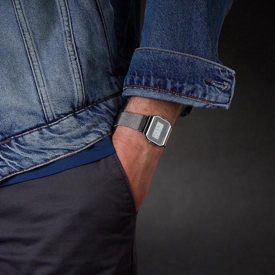 Casio Vintage A700WEM-7AEF Unisex Horloge 33 mm - Zilverkleurig