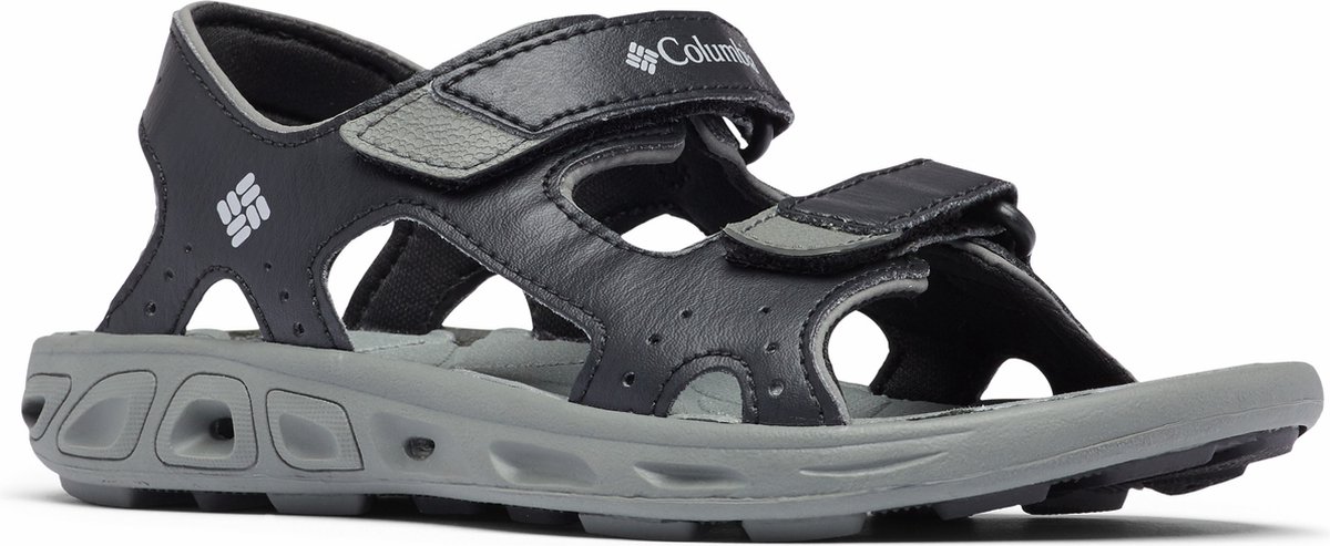 sandalen, slip-on, sportief, grijs, open sandaal