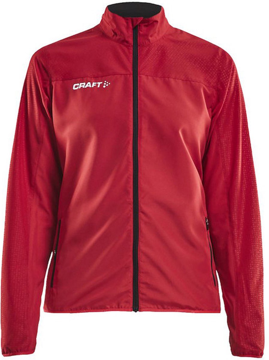 Craft Rush Wind Jacket Dames - XS - sportjas - rood - Vrouwen