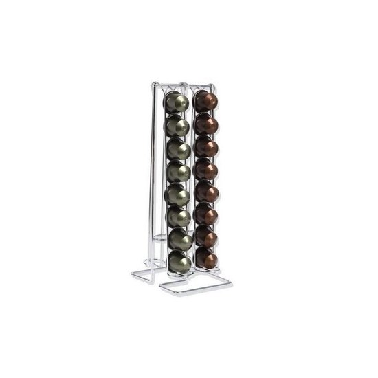 RVS Cuphouder En Standaard Voor 32 Nespresso Cups - Capsulehouder metaal