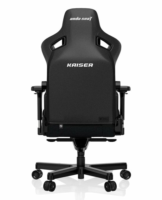 AndaSeat Kaiser Series 3 Premium Large Gaming Chair - Black Fabric (Magnetic Pillow)