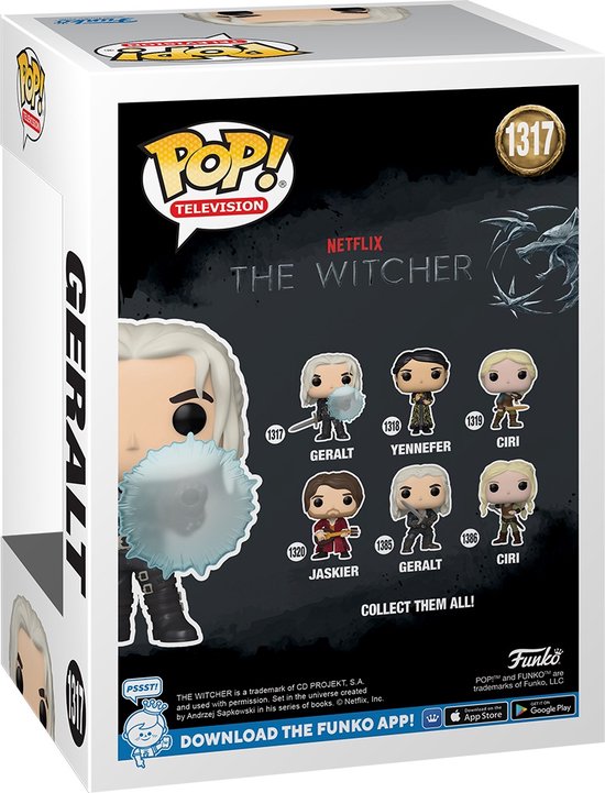 Funko Pop #1317 Funko Pop! The Witcher (2019) - Geralt with Shield
