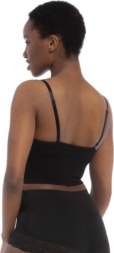 MAGIC Bodyfashion - Maat L - Bamboo Shape Spaghetti Beha Bamboo Zwart Vrouwen
