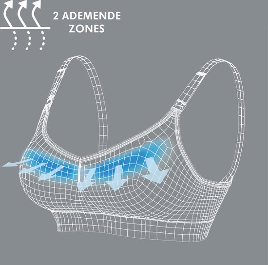 Medela - Maat S -Keep Cool bh  Naadloze voedingsbh – Zwangerschapsbh met 2 ademende zones – Soft Touch