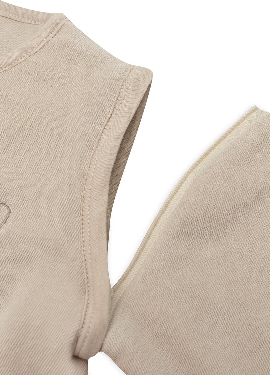 Jollein x Nijntje Slaapzak Met Afritsbare Mouw 70cm Sleepy Miffy Terry - Nougat