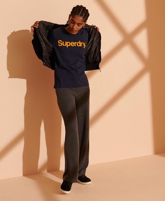Superdry Classic Flock Dames T-shirt - Maat S