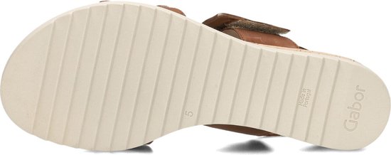 Gabor 752 - maat 39 - Sandalen - Met Sleehak - Dames - Camel