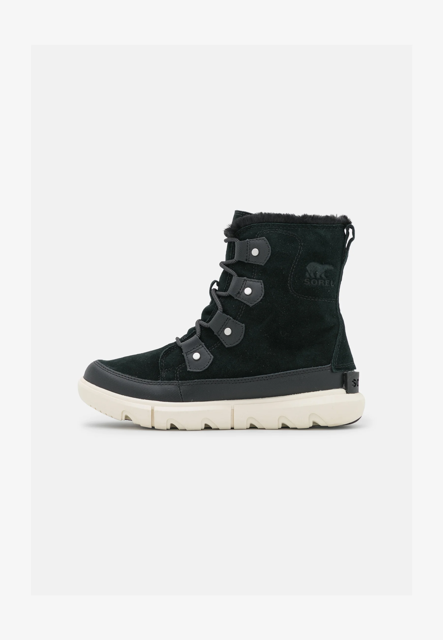 boots, ankleboot, suede, zwart, foam sole