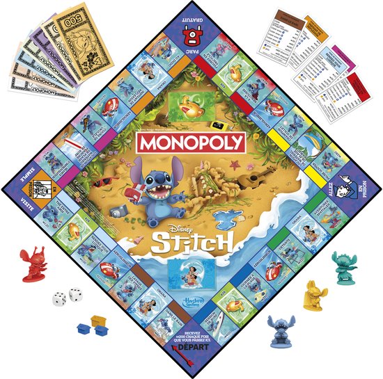 Monopoly Disney Stitch - Bordspel - Franstalig