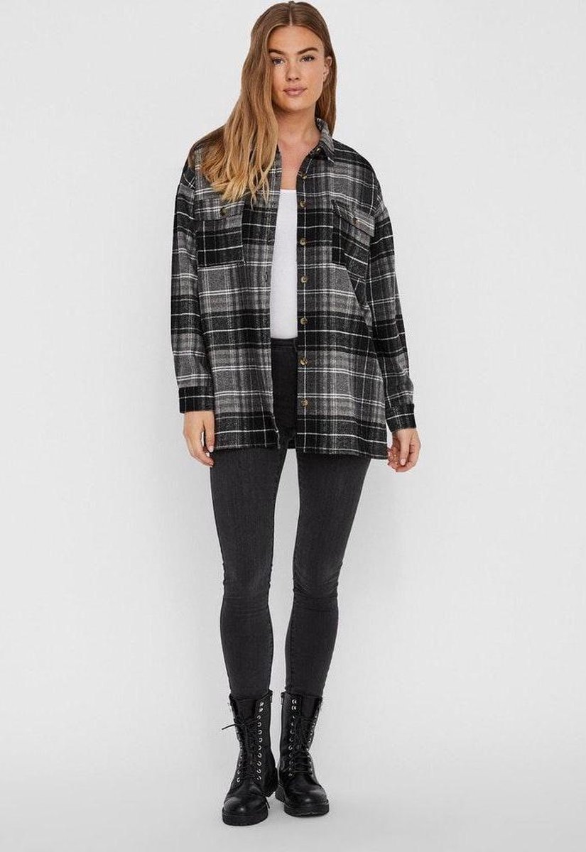 Noisy may NMFLANNY - Maat XL - L/S LONG SHACKET BG NOOS Dames T-shirt