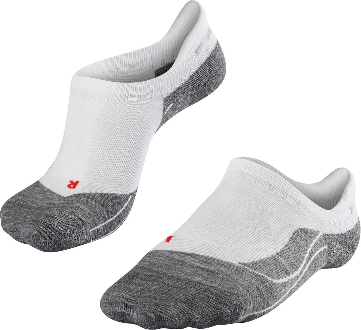 FALKE Maat 41-42 RU4 Invisible anti-blaar katoen functioneel materiaal hardloopsokken dames wit
