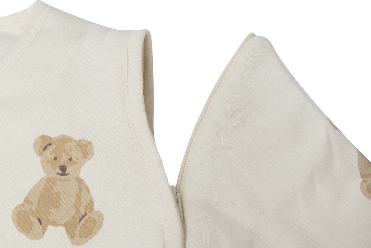 Jollein Baby Winterslaapzak met Afritsbare Mouw 90cm - Teddy Bear
