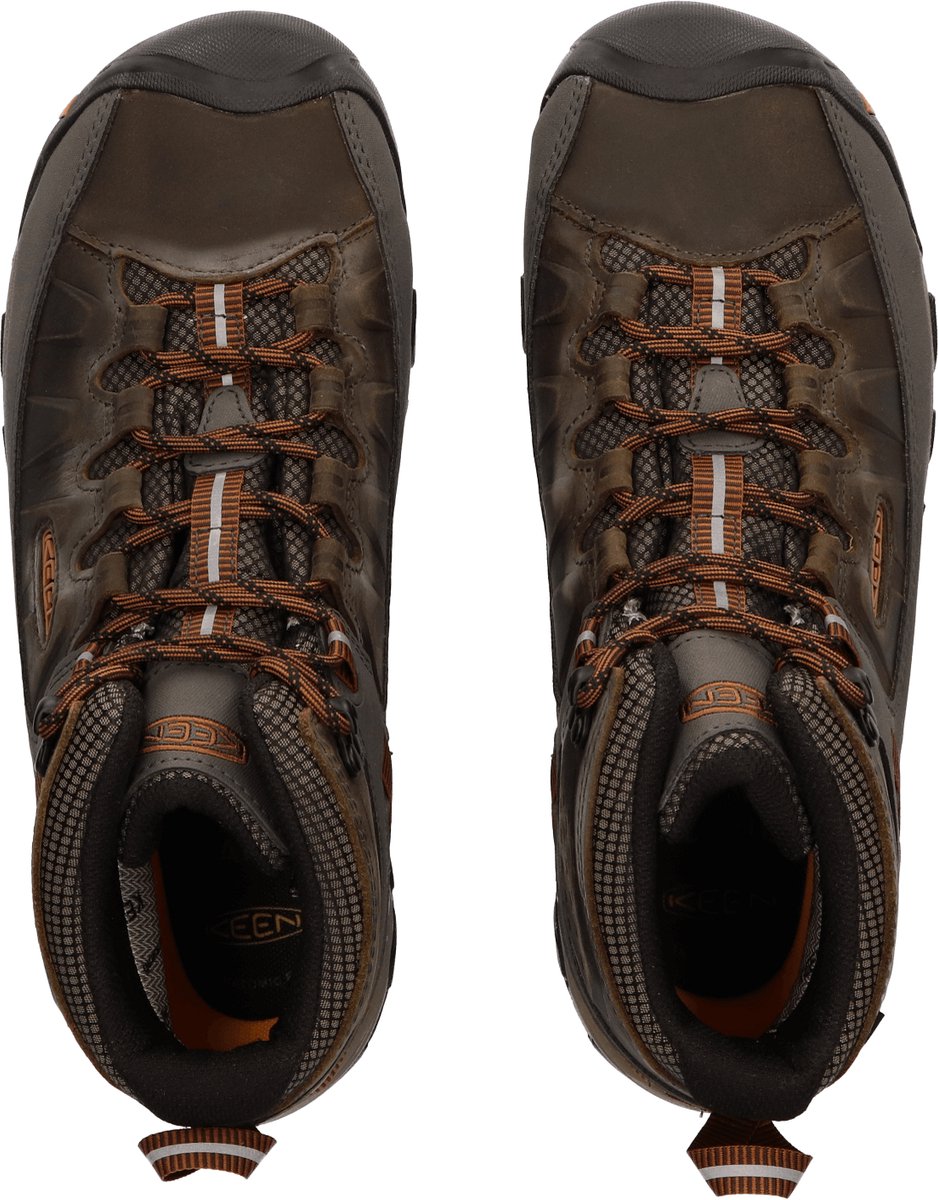 Keen | Maat 46 - Targhee III Mid Heren Wandelschoenen Black Olive | Groen | Leer | K1017787