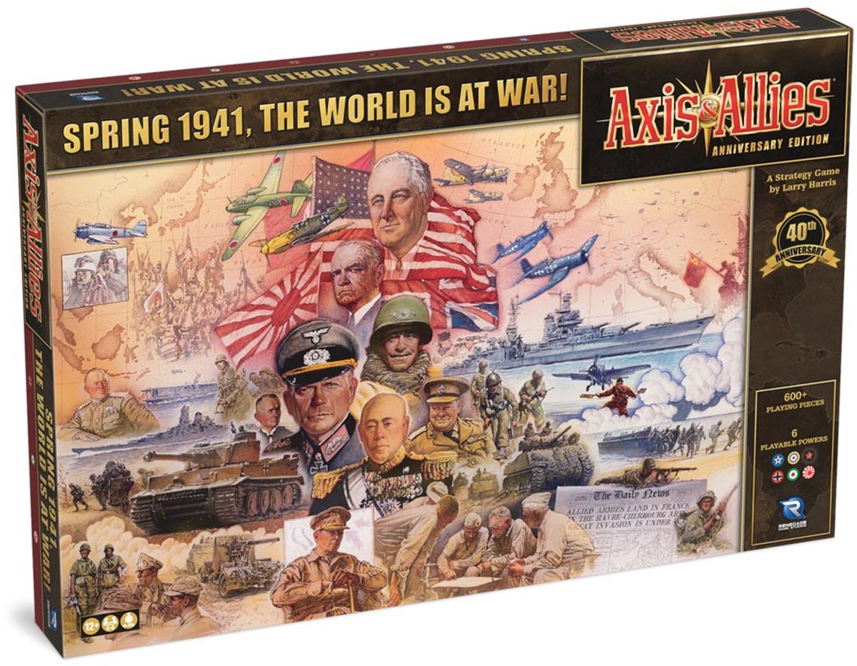 Axis & Allies: Anniversary Edition - Bordspel - Engelstalig - Tweede Wereldoorlog