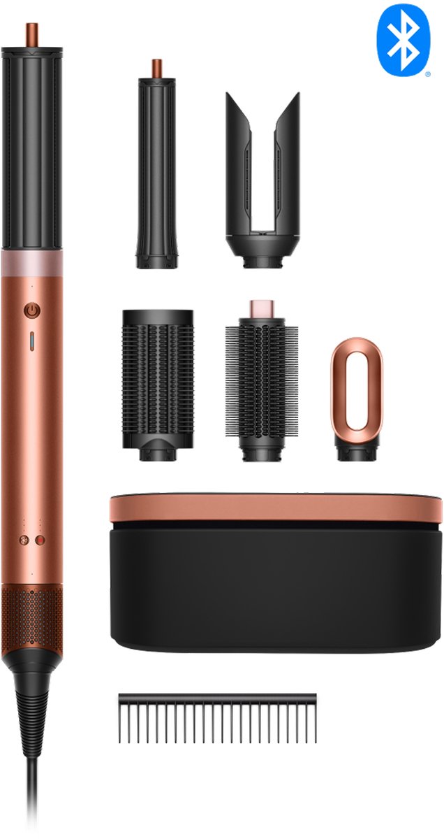 Dyson Airwrap Co-anda2x Straight+Wavy - Multistyler - Föhnborstel - Krulborstel - Amber Silk/Pink Champagne