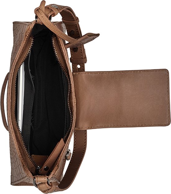 Burkely Casual Carly Dames Schoudertas - Cognac