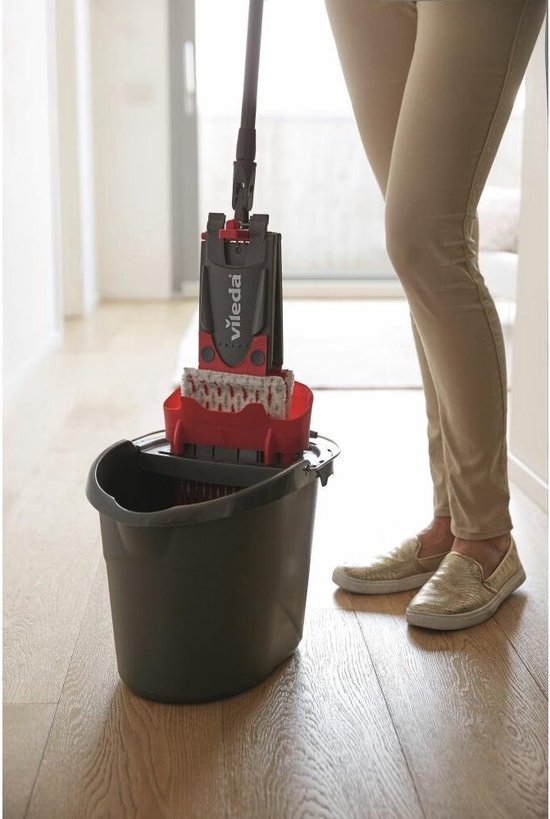 Vileda UltraMax Power 2in1 Complete set - Vlakke microvezelmop+emmer met pers