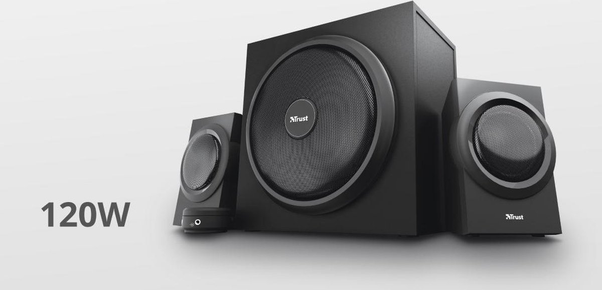 Trust Yuri - 2.1 Speakerset - met Subwoofer - Zwart