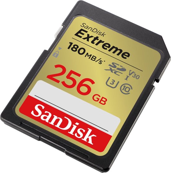 SanDisk Extreme 256 GB SDXC UHS-I Klasse 10