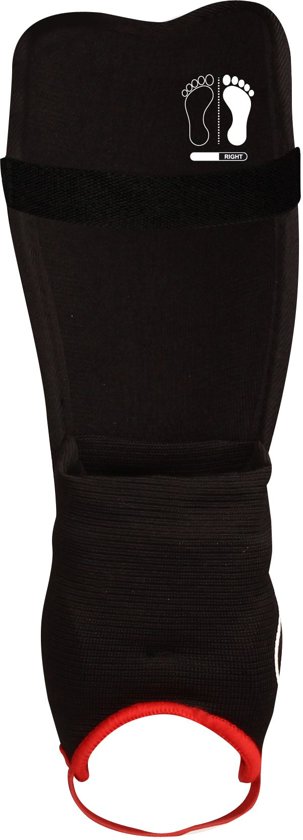 Avento Scheenbeschermers Pro-Style - Soft - Rood/Zwart/Wit - S