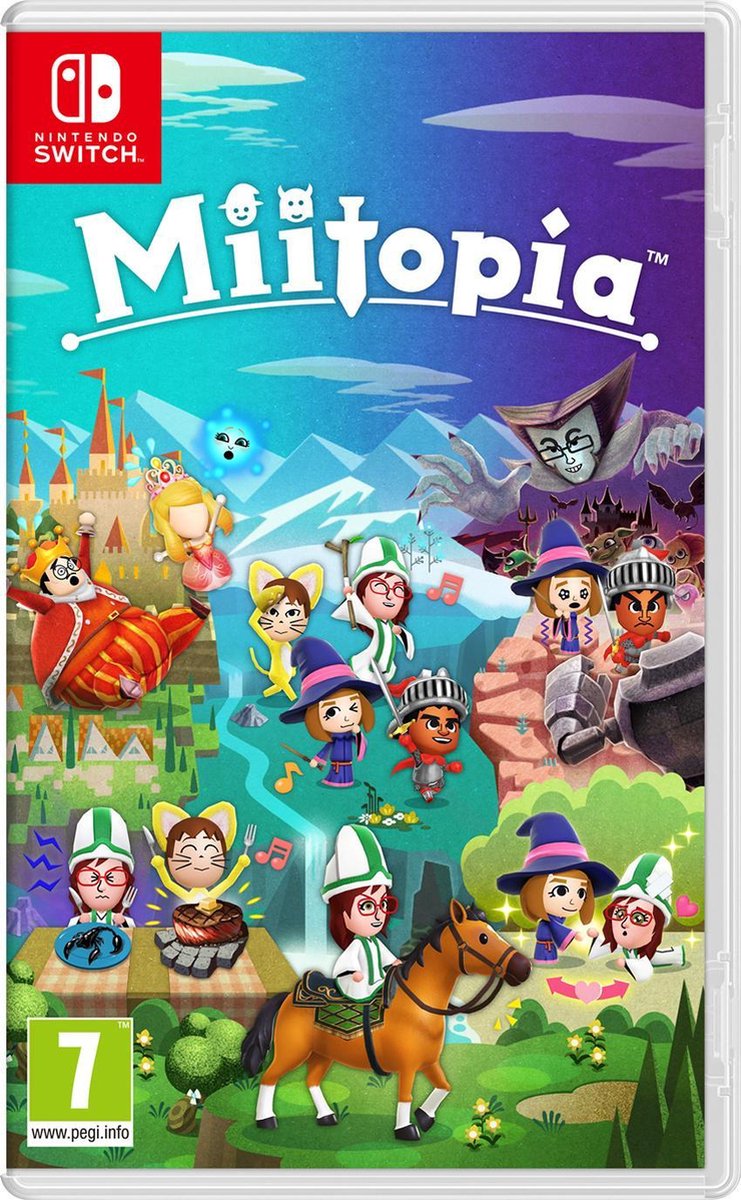 Nintendo Switch, Militopia, video game, cartoon characters, castle