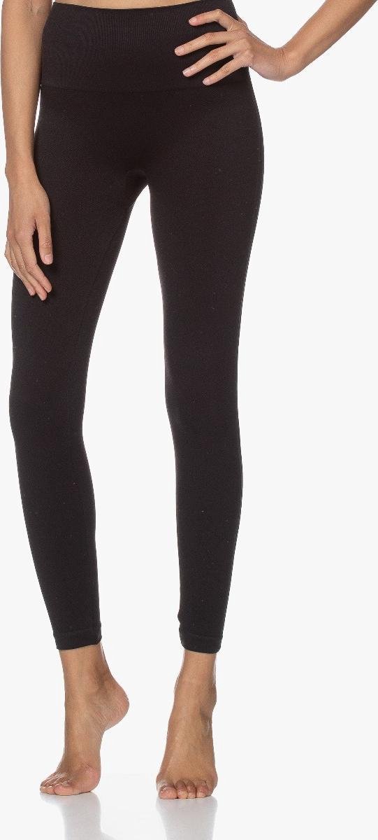 legging, zwart, stretch, volledige lengte, enkellengte