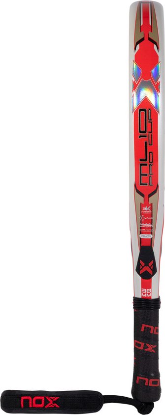 NOX ML10 Pro Cup Luxury 'Miguel Lamperti' (Rond) - 2023 padelracket - Wit/Rood