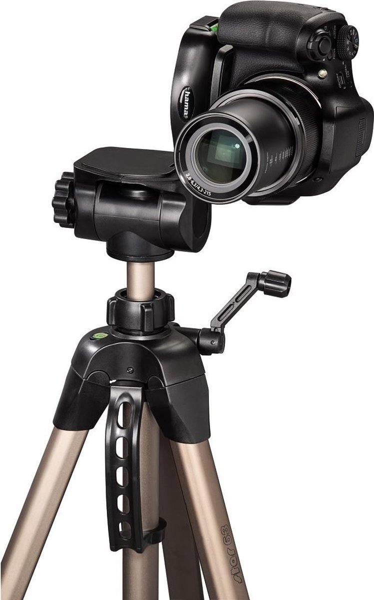 Hama Star 63 - Camerastatief - 66 tot 166 cm - Champagne