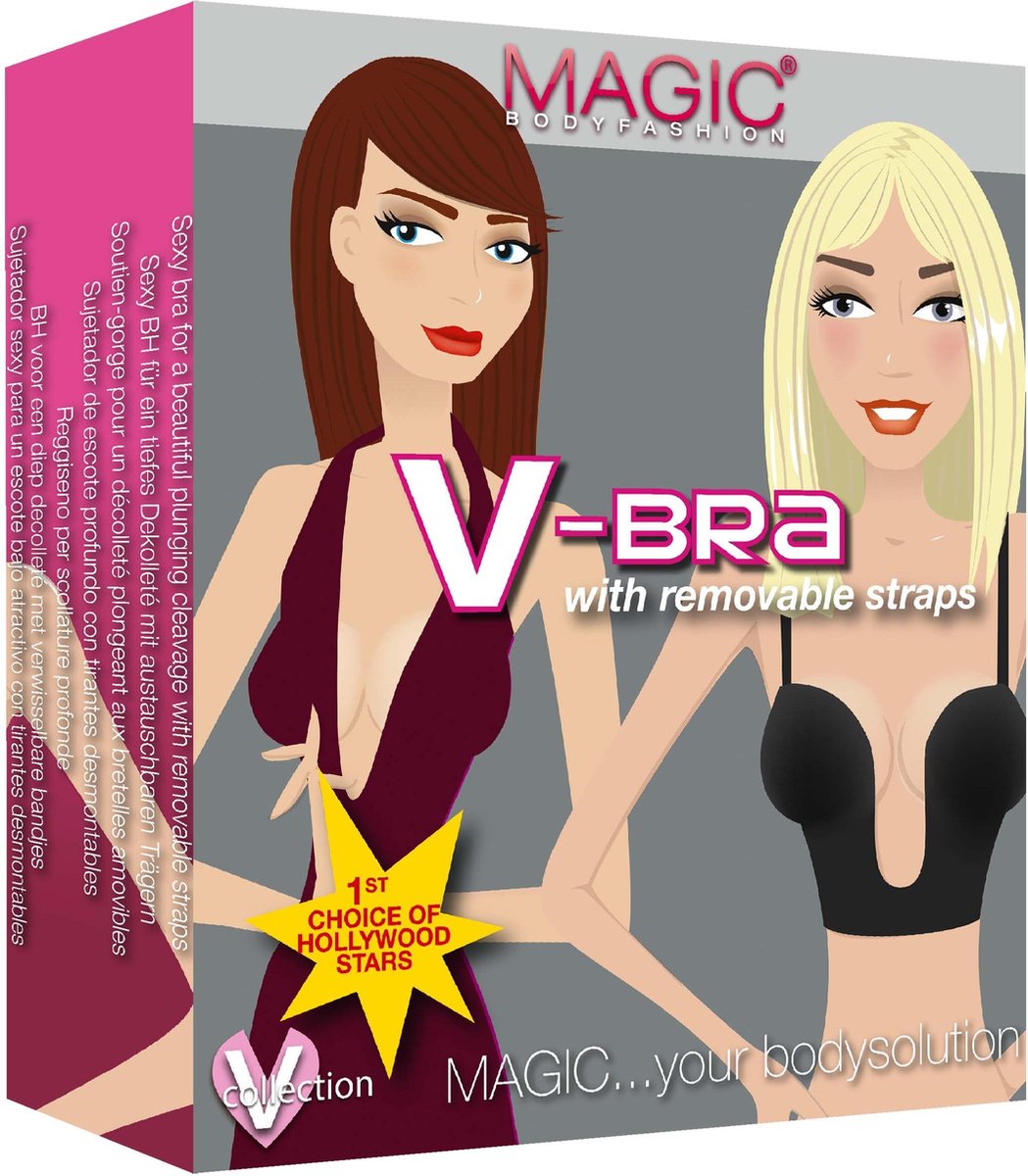 MAGIC Bodyfashion - Maat 85D - V-Bra Zwart Vrouwen