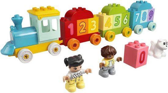 LEGO DUPLO Getallentrein Leren Tellen - 10954 Bulldozer, Machine