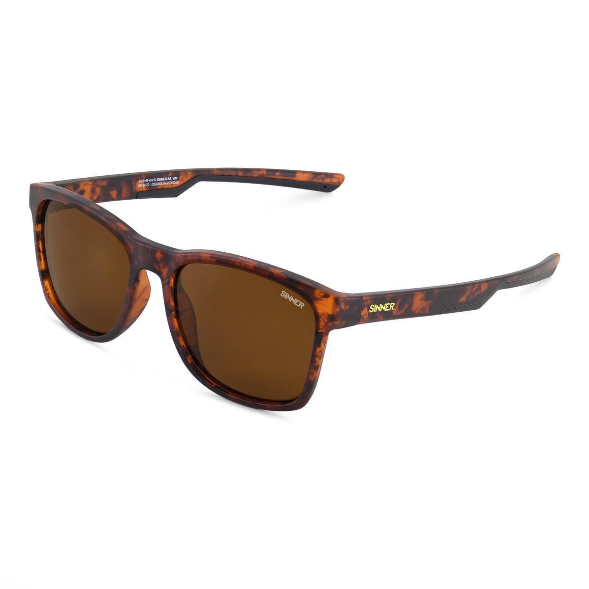 zonnebril, bruin patroon, tortoise patroon, kunststof, framed