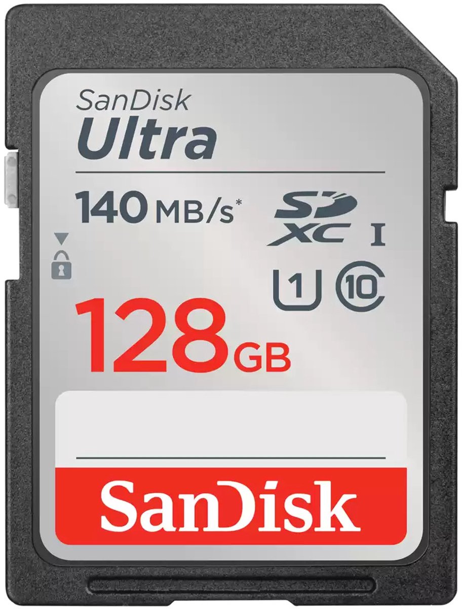 SD kaart, 128 GB, SDXC, UHS-I, 128GB