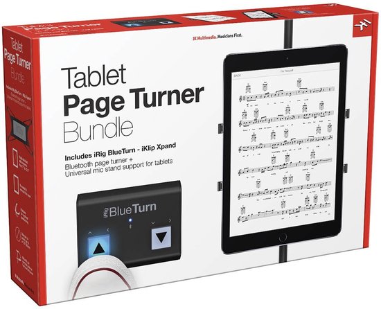 tablet, page turner, bundle, bluetooth, stand