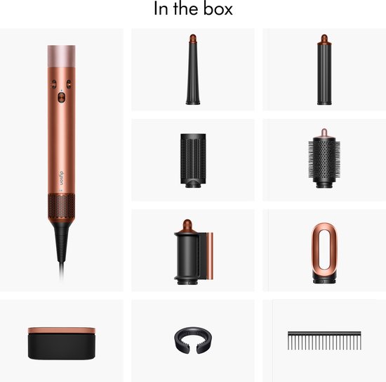 Dyson Airwrap i.d. - Multistyler - Föhnborstel - Krulborstel  - Amber Silk/Pink Champagne