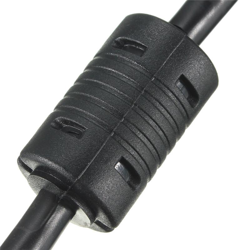 1.8M 6FT Gold HDTV HDMI Male to VGA Male HD15 Adapter Cable For PC TV DF