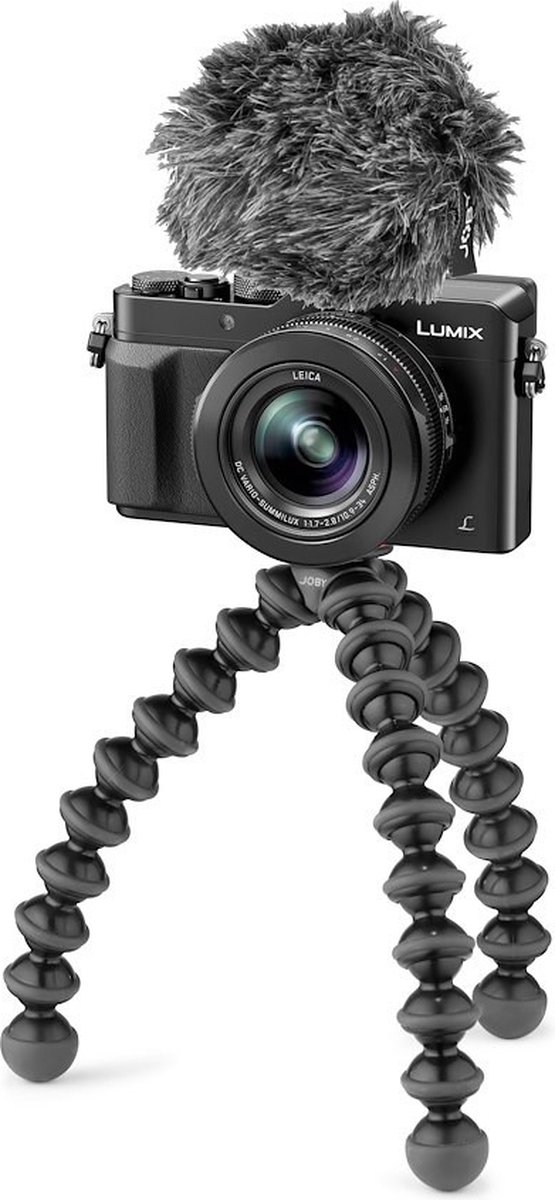 camera, lumix, microfoon, statief, windscherm microfoon