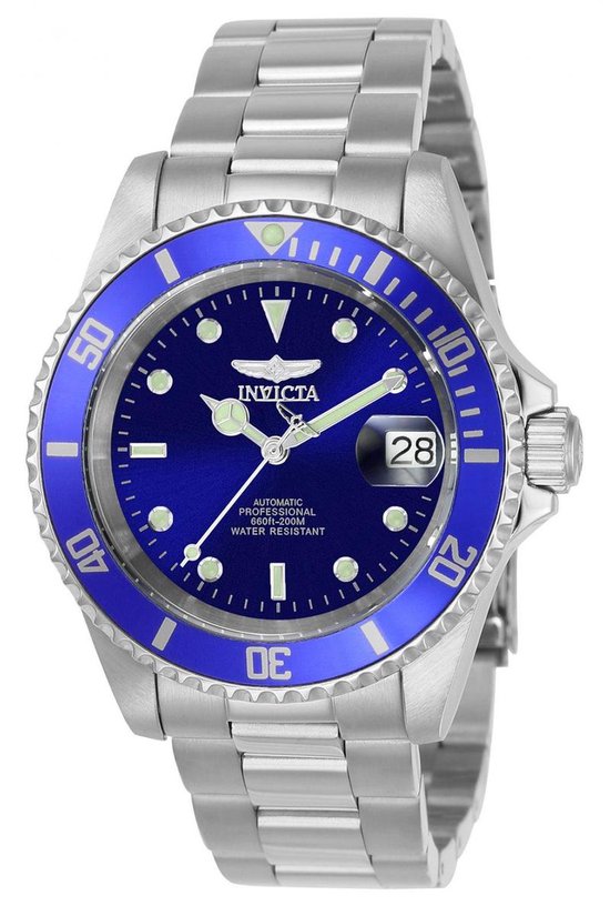 Invicta Pro Diver 9094OB - Horloge - Heren - Zilver - Automatisch - Ø 40 mm