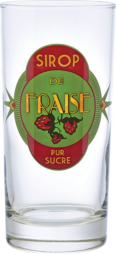 Durobor Sirop de Fraise Longdrinkglas - 29 cl - 6 stuks