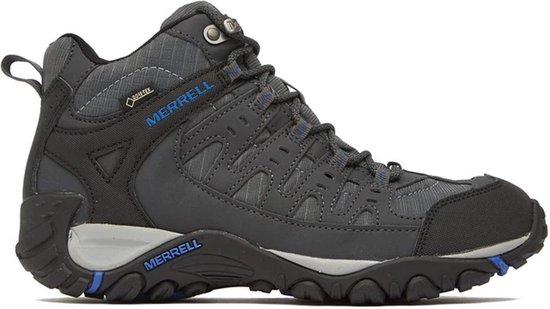 wandelschoenen, hiker, laarzen, grijs, veteren