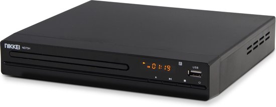 Nikkei ND75H - DVD speler met Full HD-upscaling, HDMI en USB-poort (22,5 cm)