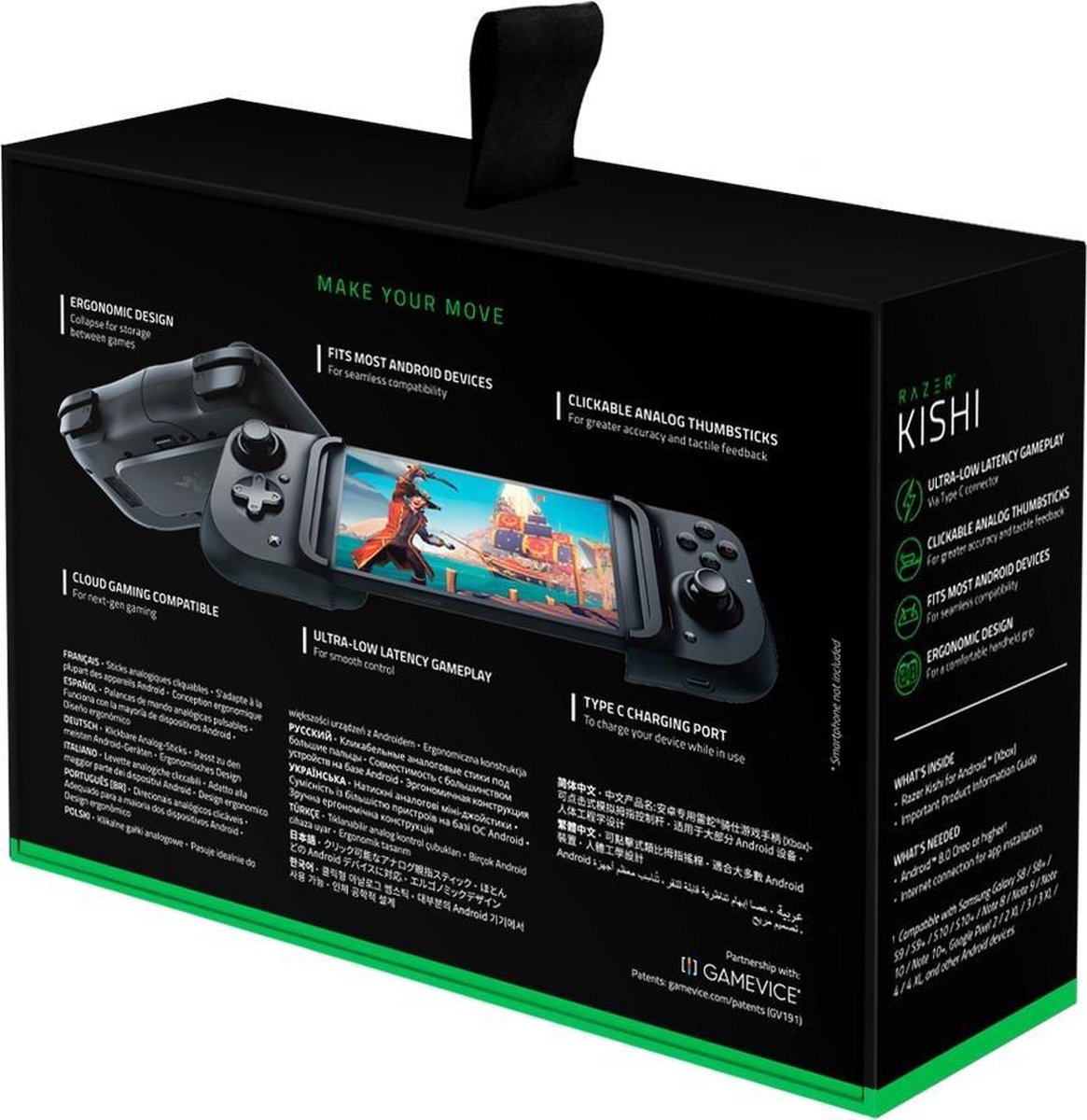 Razer Kishi Mobile Game Controller - Android & Xbox