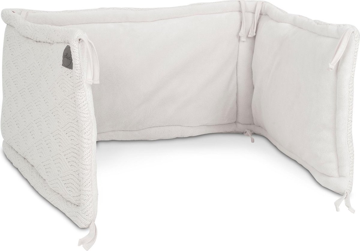 Jollein Bedomrander River Knit 180x35cm - Cream White