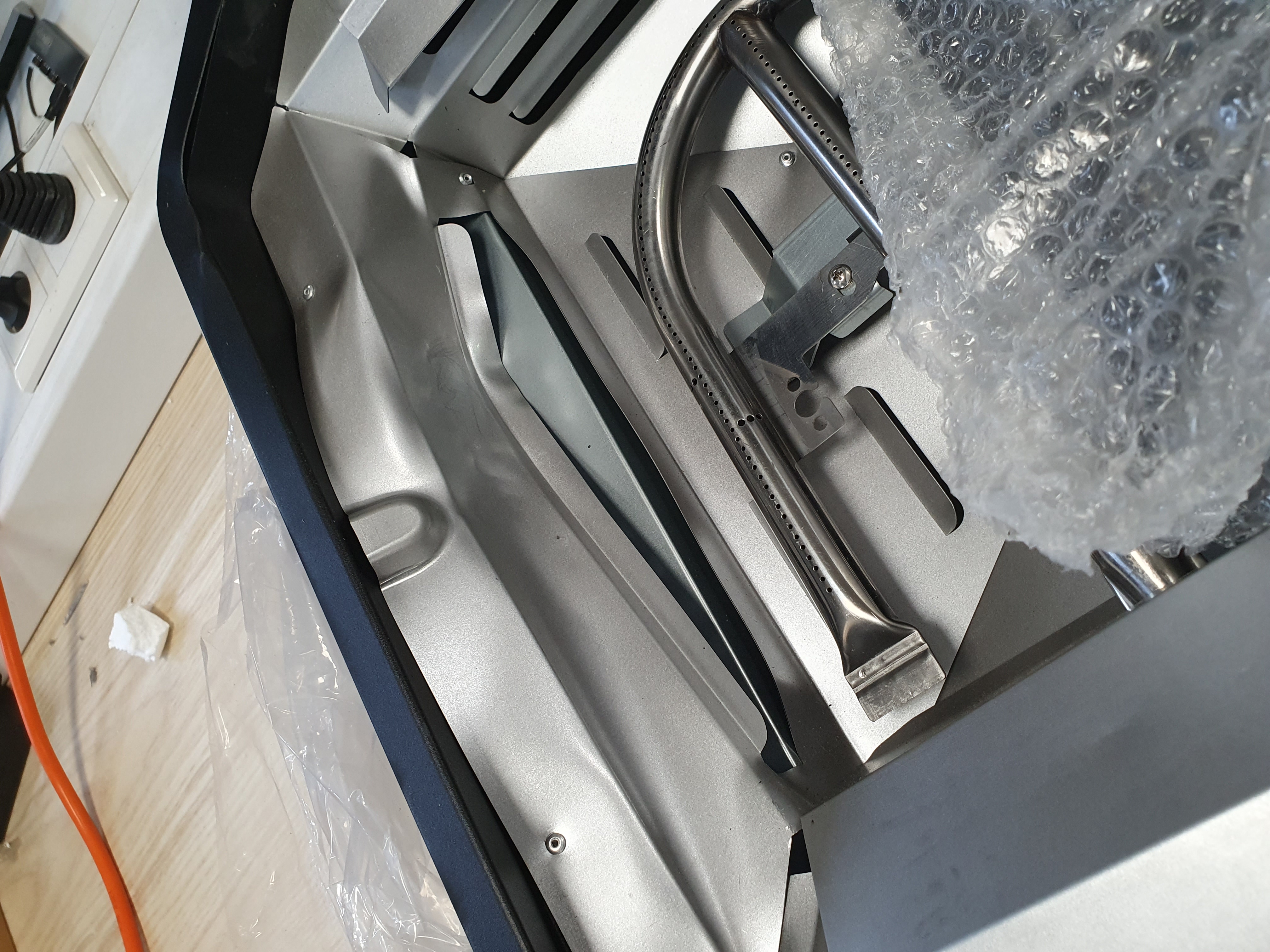 Cozze - Plancha 600 met Deksel en 2 Branders 65 cm 30Mbar 6.4KW - Roestvast Staal - Zwart