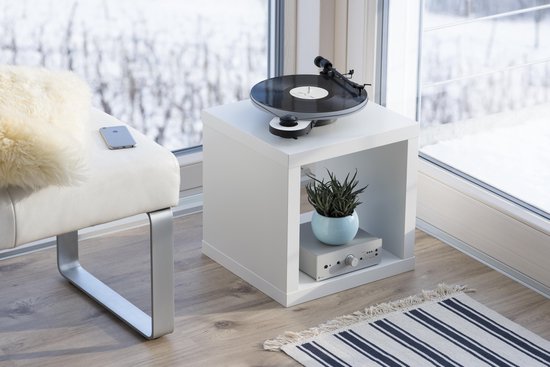 Pro-Ject Elemental USB OM5e Platenspeler - Wit/Zwart