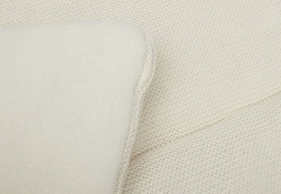 Jollein - Boxkleed 75x95cm - Speelkleed Baby - Basic Knit - Ivory
