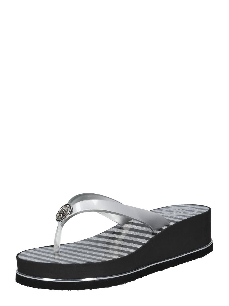 slipper, flip-flop, wedges, platform, striped