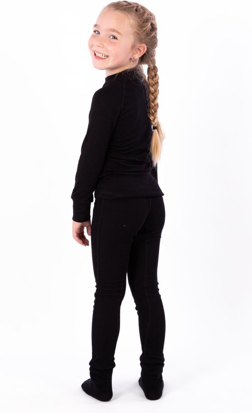 Avento Thermobroek - Kinderen - 2-Pack - Zwart