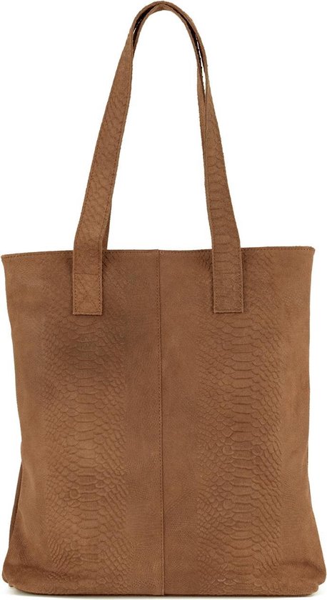 DSTRCT Schoudertas Portland Leer - cognac