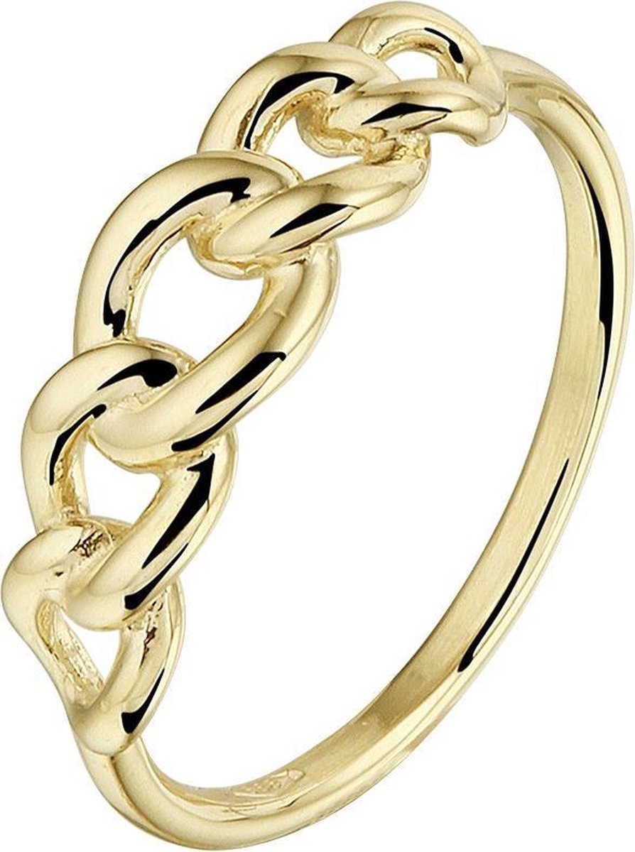 ring, gold, chain-link, jewelry, accessory