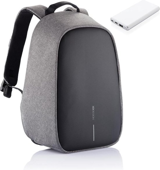 XD Design Bobby Hero Small - Anti-Diefstal Rugzak 11.5 liter - Grijs